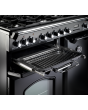 Rangemaster Classic Deluxe 90cm Dual Fuel Black Range Cooker