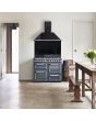 Smeg TR4110GR 110cm Victoria Slate Grey Dual Fuel Range Cooker