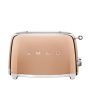 Smeg TSF01RGUK Rose Gold 2 Slice Toaster Limited Edition