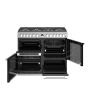 Stoves Sterling S1000DF, 100cm, Dual Fuel, Stainless Steel Range Cooker 444444492