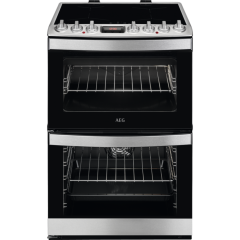 AEG CIB6742ACM Induction Double Oven, 60cm, A Energy