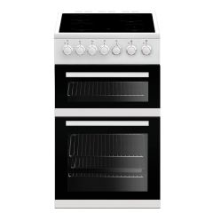 Beko EDVC503W Electric Double Oven, 50cm, A Energy