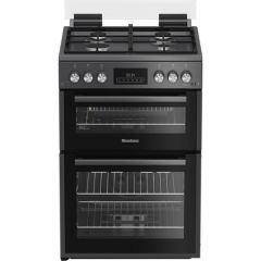 Blomberg GGRN655N 60Cm Double Oven Gas Cooker With Gas Hob - Anthracite