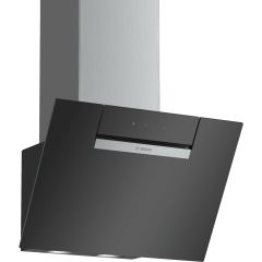 Bosch DWK67EM60B Chimney Hood, 60cm, Black