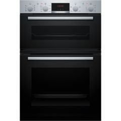 Bosch MBA533BS3B Series 4, 60cm Built In Double Oven - Stainless Steel