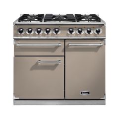 Falcon 1000 Deluxe 100cm Dual Fuel Fawn Range Cooker 