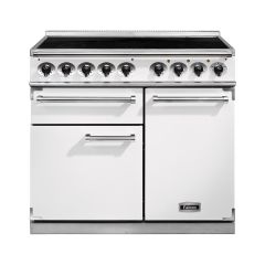 Falcon 1000 Deluxe 100cm Induction White Range Cooker 