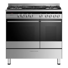 Fisher + Paykel OR90L7DBGFX1 90cm Dual Fuel Range Cooker, Stainless Steel