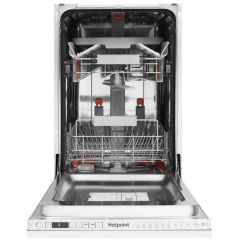 Hotpoint HSIO3T223WCEUKN Built In Slimline Dishwasher, 10 Place Settings, E Energy