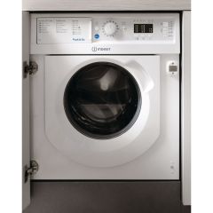 Indesit BIWMIL71252 Built In Washing Machine, 7Kg Capacity, 1200 Spin, E Energy 