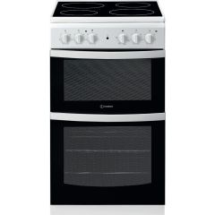 Indesit ID5V92KMW 50cm Electric Twin Cooker