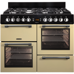 Leisure CK100G232C Cookmaster 100cm Gas Range Cooker Cream 