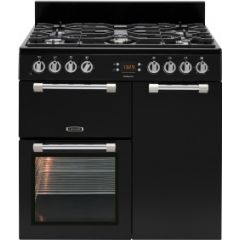 Leisure CK90G232K Black Cookmaster Gas Cooker Black