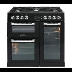 Leisure CS90F530K Cuisinemaster 90cm Dual Fuel Range Cooker Black 