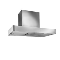 Mercury 1082 110cm Pitch Canopy Chimney Extractor Hood, Stainless Steel 