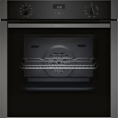 Neff B3ACE4AG3B 59.4cm Built In Electric Single Oven - Graphite Grey