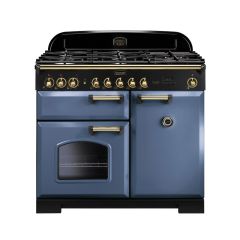 Rangemaster CDL100DFFSB/B 129520 CLASSIC DL 100 DF STONE BLUE/BRASS