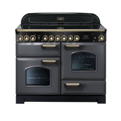 Rangemaster Classic Deluxe 110cm Ceramic Slate Range Cooker