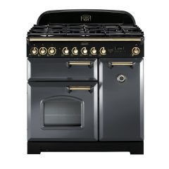 Rangemaster Classic Deluxe 90cm Dual Fuel Slate Range Cooker