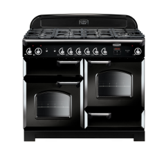 Rangemaster Classic 110cm All Gas Black Range Cooker