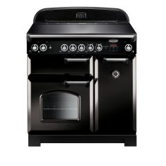 Rangemaster Classic 90cm Ceramic Black Range Cooker