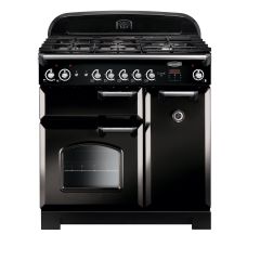 Rangemaster Classic 90cm All Gas Black Range Cooker
