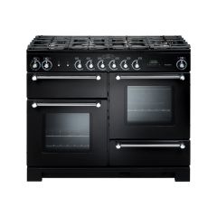 Rangemaster Kitchener 110cm All Gas Black Range Cooker 