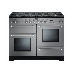 Rangemaster Kitchener 110cm All Gas Stainless Steel Range Cooker