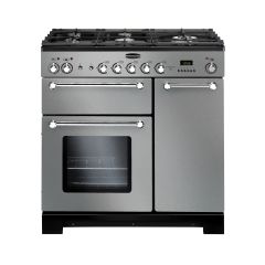 Rangemaster Kitchener 90cm All Gas Stainless Steel Range Cooker