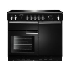 Rangemaster Professional Plus 100cm Ceramic Black Range Cooker
