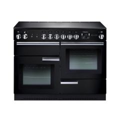 Rangemaster Professional Plus 110cm Ceramic Black Range Cooker