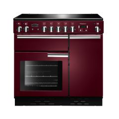 Rangemaster Professional Plus 90cm Ceramic Cranberry Range Cooker