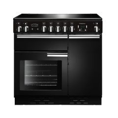 Rangemaster Professional Plus 90cm Ceramic Black Range Cooker