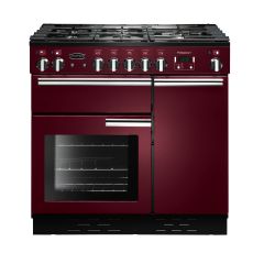 Rangemaster Professional Plus 90cm All Gas Cranberry Range Cooker
