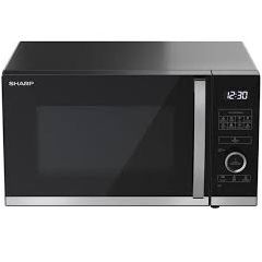 Sharp YC-QS254AU-B 25 Litres Flatbed Microwave Oven - Black