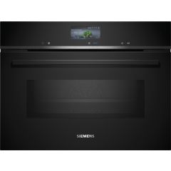 Siemens CM776G1B1B Black with stee Multifunction, 19 individual and MW combination functions, TFT to