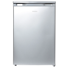 Statesman L255S Silver Under Counter Larder Fridge, 131 Litre, Silver