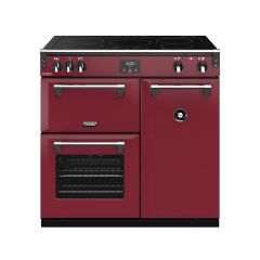 Stoves Richmond Deluxe S900EI, 90cm, Induction, Chilli Red Range Cooker 444410919