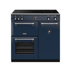 Stoves Richmond Deluxe S900EI, 90cm, Induction, Midnight Blue Range Cooker 444410920