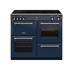 Stoves Richmond Deluxe S1000EI, 100cm, Induction, Midnight Blue Range Cooker 444410956