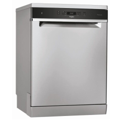Whirlpool WFC3C33PFXUK Freestanding Full Size Dishwasher, 14 Place Settings, D Energy