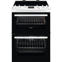 Zanussi ZCI66280WA Induction Double Oven, 60cm, A Energy