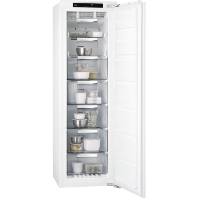 AEG ABB818F6NC Built In Freezer, 55cm, No Frost, F Energy