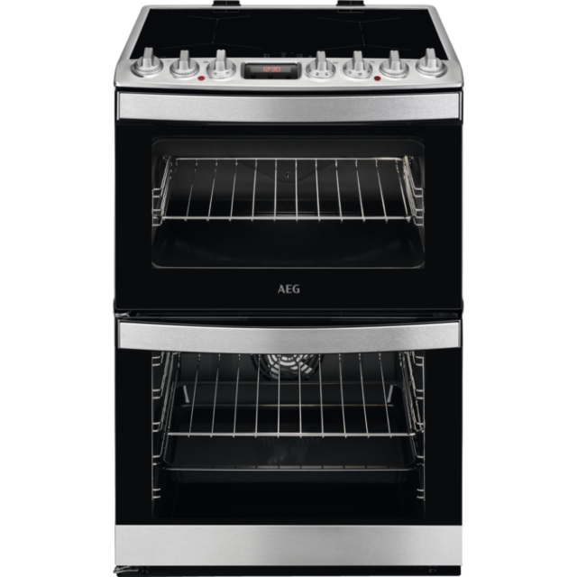 AEG CIB6742ACM Induction Double Oven, 60cm, A Energy