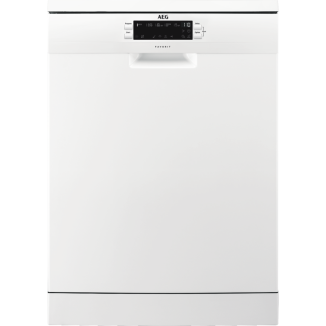 AEG FFB53940ZW Freestanding Full Size Dishwasher, 14 Place Settings, D Energy