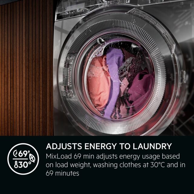 AEG LFR71844B White Lfr71844b 7000 Prosteam® 8 Kg Washing Machine