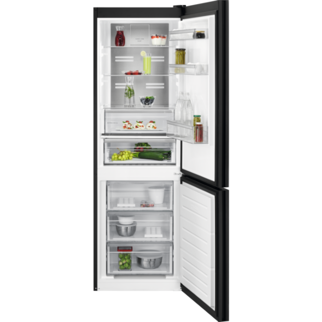 AEG RCB732E4MG Fridge Freezer, 60cm, Frost Free,  E Energy