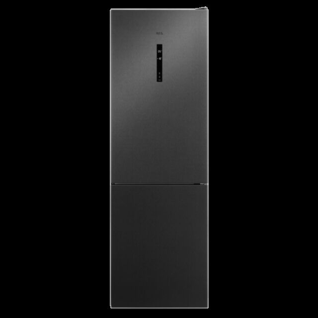 AEG RCB732E5MB Fridge Freezer, 60cm, Frost Free, E Energy