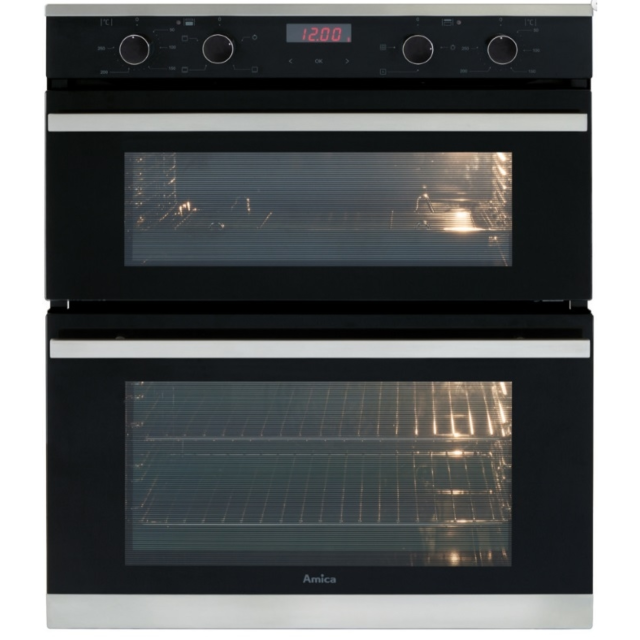 Amica ADC700SS Enamel Interior, Double Fan Oven, Electric, A Energy