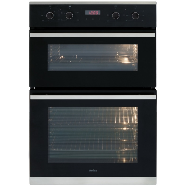 Amica ADC900SS Enamel Interior, Double Fan Oven, Electric, A Energy